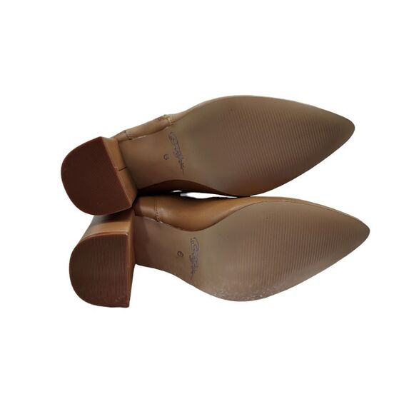 Fergie Women's Enigma Leather Block Heel Ankle Boots - 6M - Picture 6 of 8